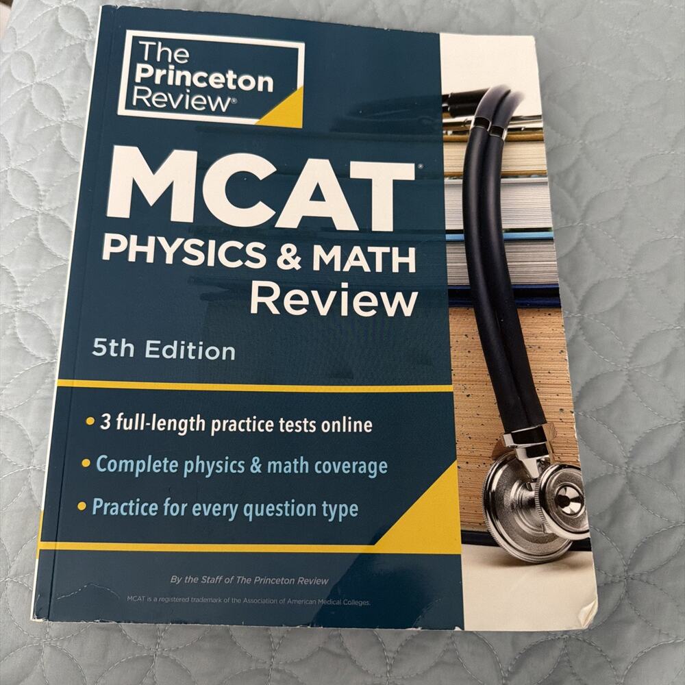 Princeton Review MCAT Physics and Math Review by The Princeton Review PAPERBACK